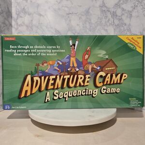 LAKESHORE Adventure Camp A Sequencing Board Game Level 1 Grades 2-3 New